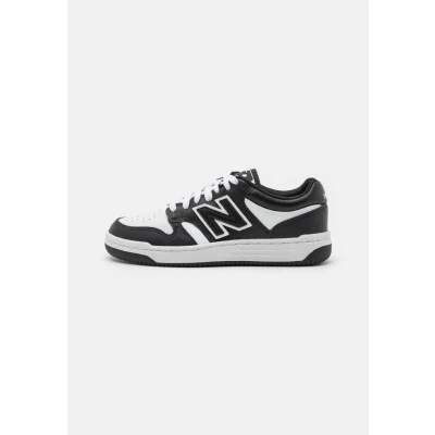 Image of New Balance 480 Baby shoes for kids, Size: 3, Black/white Leather/synthetics
