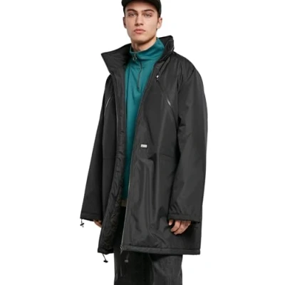 Image of Urban Classics Winter coat, Men&#039;s, Size: Medium, Black