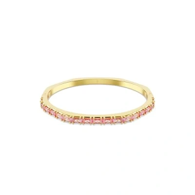 Image of Swarovski Matrix Bangle THIN Bracelet, Women&#039;s, Size: Medium, Pink