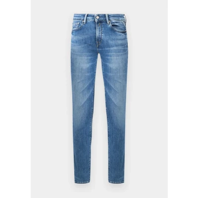 Image of Replay NEW LUZ Pants Jeans Skinny Fit, Women&#039;s, Size: 24x28, Medium blue