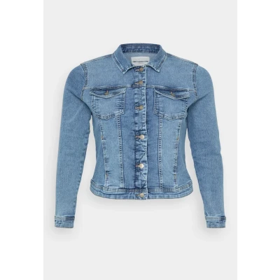 Image of ONLY Carmakoma Carwespa Jacket denim jacket, Women&#039;s, Size: 20, Light blue