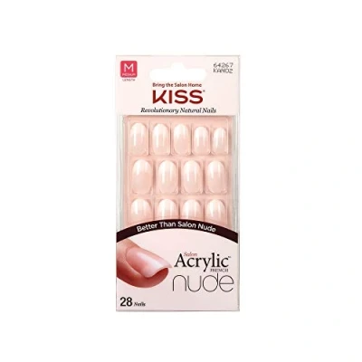 Image of Kiss Salon Acrylic Nude Nails Graceful