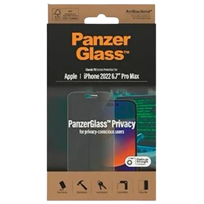 Image of Panzerglass Tempered Glass Privacy Screen Protector Apple iPhone 14 Pro Max