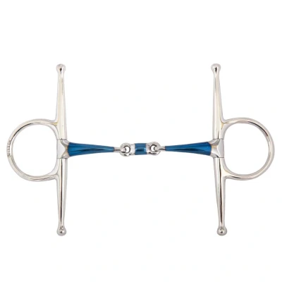 Image of BR Double Jointed Full Cheek Snaffle Sweet Iron 14 mm