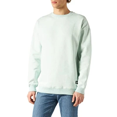 Image of Urban Classics Sweatshirt, Men&#039;s, Size: Small, Aqua melange