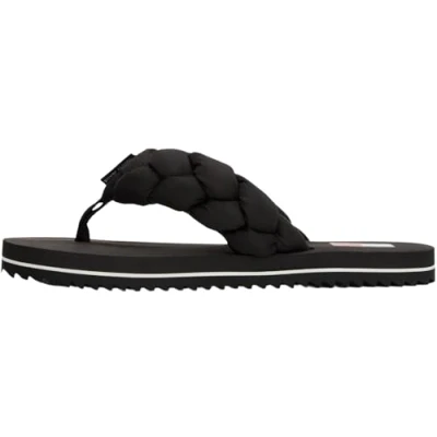 Image of Tommy Jeans Thong Beach Tbar sandals, Women&#039;s, Size: 6, Black shoes