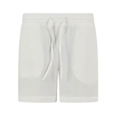Image of Urban Classics Seersucker Shorts, Women&#039;s, Size: XXL, White
