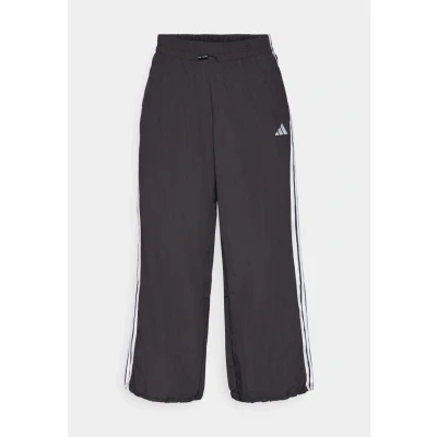 Image of adidas Sportswear Essentials 3STRIPES Lifestyle Parachute Trousers, Women&#039;s, Size: XXS, Black/white