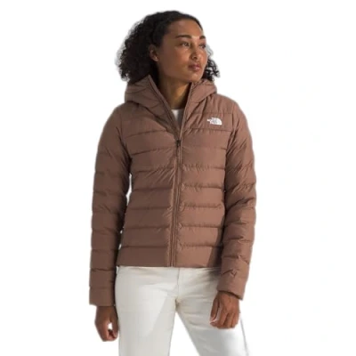 Image of The North Face Aconcagua Hoodie Down jacket, Women&#039;s, Size: XL, Latte