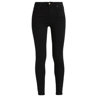 Image of 7 For All Mankind Women&#039;s Hw Skinny Jeans, Black (Black Bf), 32W / 30L