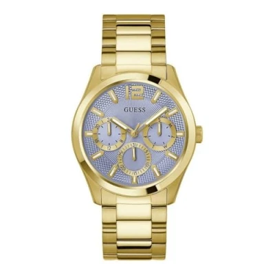 Image of GUESS Zen GW0707G2 Men&#039;s Watch Stainless Steel Gold, Gold Blue, Bracelet