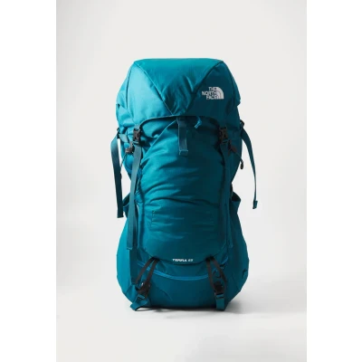 Image of The North Face Terra 55 Backpack, Women&#039;s, Size: M/L, Blue moss/sapphire slate