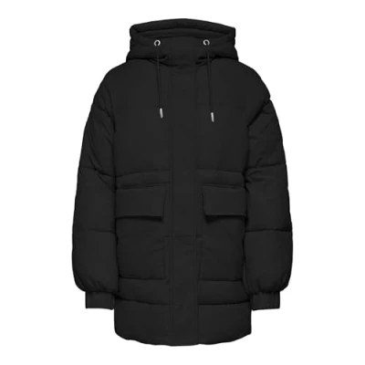Image of ONLY Onlfie Puffer COAT Winter coat, Women&#039;s, Size: Large, Black