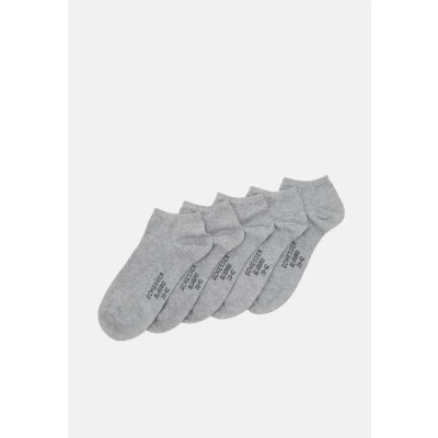 Image of Schiesser Sneaker 5 PACK Socks, Men&#039;s, Size: 6 8, Grey