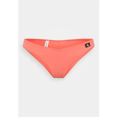 Image of Calvin Klein Swimwear Brazilian Bikini bottoms, Women&#039;s, Size: Small, Dazzling coral