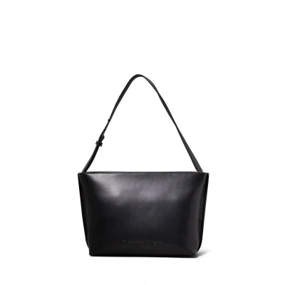 Image of Calvin Klein Embossed LOGO Medium Tote bag, Women&#039;s, Size: One Size, Ck black