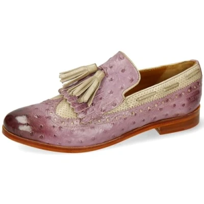 Image of Melvin &amp; Hamilton Selina 3 Slipons, Women&#039;s, Size: 7, Light purple/rich tan/natural Leather