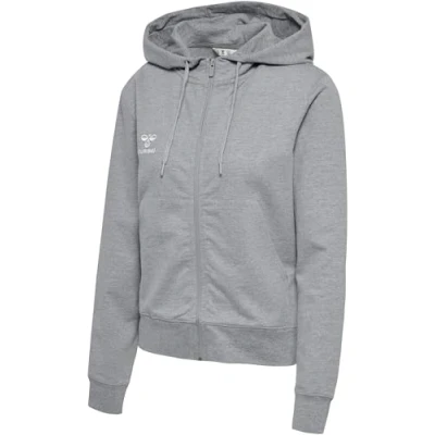 Image of hummel Women&#039;s Hmlgo 2.0 Zip Hoodie Woman Hooded Sweatshirt