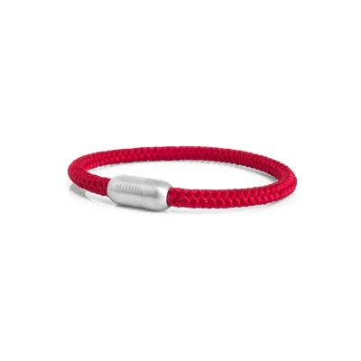Image of Akitsune Silva Bracelet, Men&#039;s, Size: 7,09&#039;&#039;, Maroon