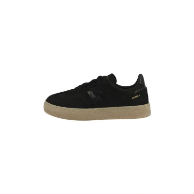 Image of Flamingos&#039; LIFE Burela BOLD Unisex Trainers, Size: 4.5, Black suede bbblasue High quality imitation leather