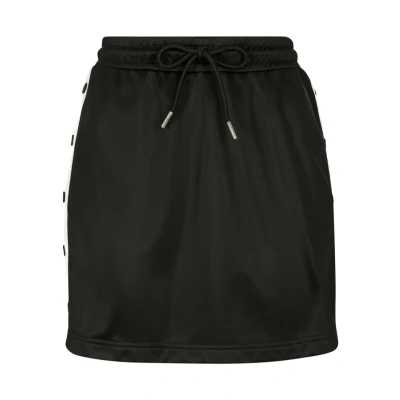 Image of Urban Classics Ladies Track Skirt Aline skirt, Women&#039;s, Size: XS, Black/white