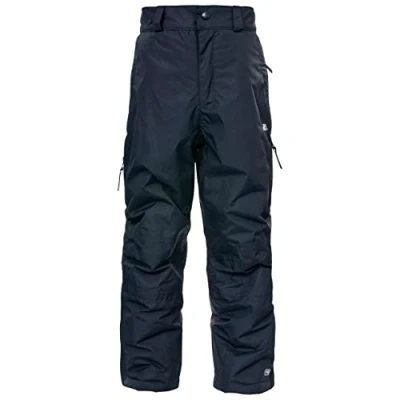 Image of Trespass Men&#039;s Kids Marvelous Ski Pants Black 7 8 Years, Black, Years UK