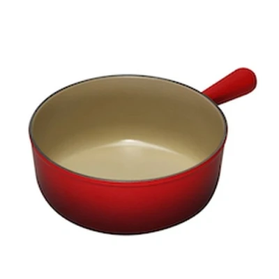Image of Le Creuset Fondue pan Tradition cherry red ø 22 cm / 2.6 liters Suitable for all Cooktops