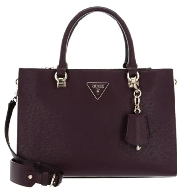 Image of GUESS Women&#039;s Brynlee Plum Handbag, plum, Backpack