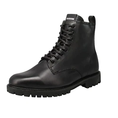 Image of Blackstone Winter boots, Men&#039;s, Size: 8, Black Leather