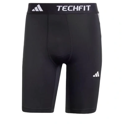 Image of adidas Performance Techfit Compression 3STRIPES Short Pants, Men&#039;s, Size: XS, Black