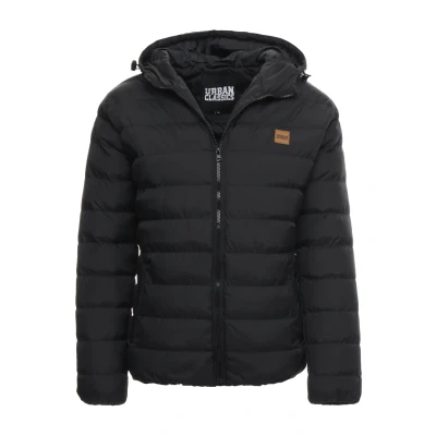Image of Urban Classics Basic Bubble Jacket Winter jacket, Men&#039;s, Size: Large, Black