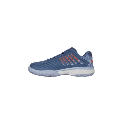 Image of K SWISS Hyper Express Clay court tennis shoes, Men&#039;s, Size: 9.5, Infinity arctic ice scarlet ibis shoes