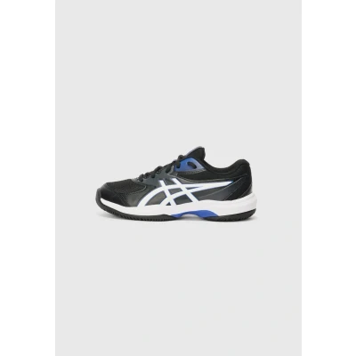Image of Asics GEL GAME 10 Unisex Multicourt tennis shoes for kids, Size: 3.5, Black/white