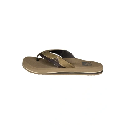 Image of Reef Tbar sandals, Men&#039;s, Size: 10, Bronze Imitation leather/ textile