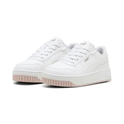 Image of Puma Carina Street HOLO Trainers for kids, Size: 1, White mauve mist Textile/synthetics