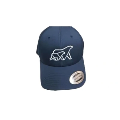 Image of Flexfit Curved Classic Snapback Cap, Size: One Size, Navy