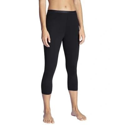 Image of Calida Natural Comfort Leggings Pyjama bottoms, Women&#039;s, Size: 14/16, Black