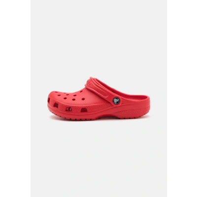 Image of Crocs Classic Unisex Mules for kids, Size: 11K, Varsity red Synthetics