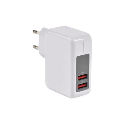 Image of Erard Usb charger on ac 230v 5v / 2.4a (smart charge) + 1a 728203