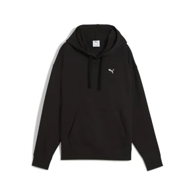 Image of Puma ESS Elevated Bequemer Hoodie, Women&#039;s, Size: XS, Black