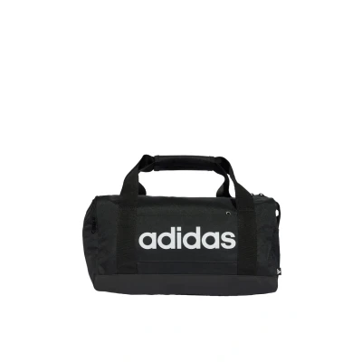 Image of adidas Performance Linear Duffel Xsmall Sports bag, Size: One Size/No Size, black white