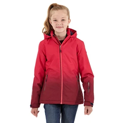 Image of killtec Girl&#039;s Lynge Grls jacket E Functional with hood and snow guard