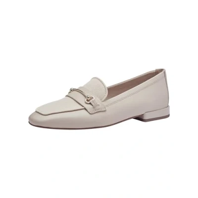Image of Tamaris Slipons, Women&#039;s, Size: 5.5, Ivory Leather and textile