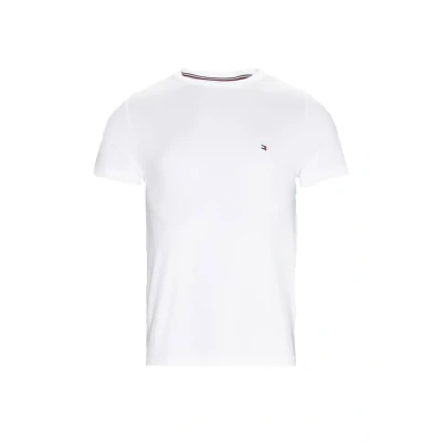 Image of Tommy Hilfiger CORE Stretch Basic Tshirt, Men&#039;s, Size: XS, Ybr white