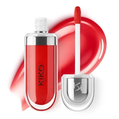 Image of KIKO Milano 3D Hydra Lipgloss 6.5ml (Various Shades) 13 Fire Red
