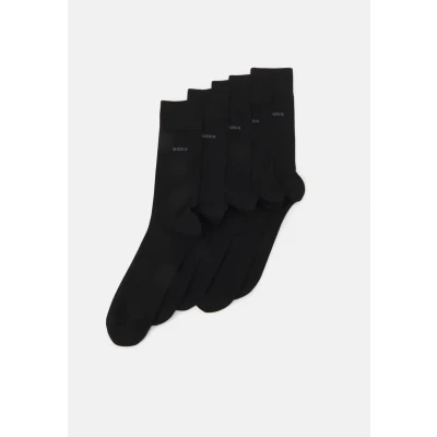 Image of BOSS 5 PACK Socks, Men&#039;s, Size: 6.5, Black