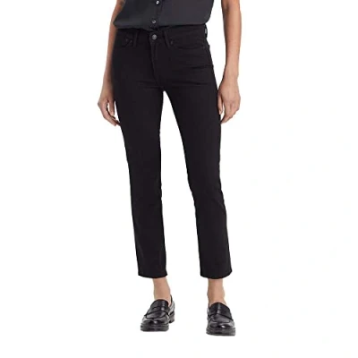 Image of Levi&#039;s Women&#039;s 712 Slim Fit Jeans, Night is Black, 24W / 30L