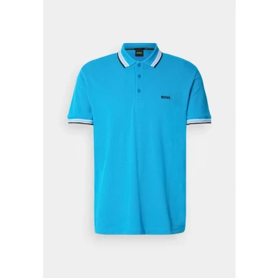 Image of BOSS Paddy Polo shirt, Men&#039;s, Size: Small, Turquoise/aqua