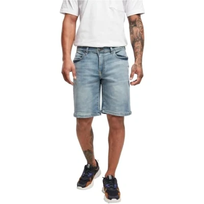 Image of Urban Classics Relaxed FIT Jeans Shorts Denim shorts, Men&#039;s, Size: 32, Light destroyed washed