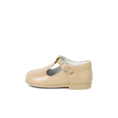 Image of Pisamonas Pepito Baby shoes for kids, Size: 4.5K/5K, Camel Leather